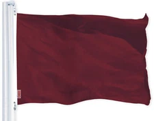 G128 Solid Burgundy Color Flag 2.5x4 Ft Printed 150D Polyester