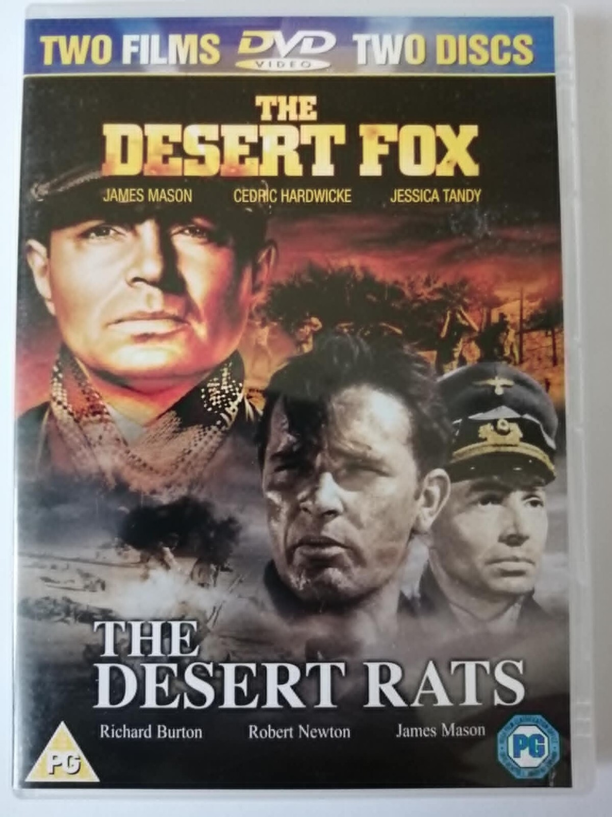 DVD The Desert Fox and The Desert Rats. Movies. James Mason. Richard Burton