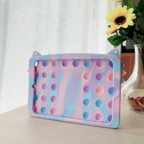 Pop Fidget Toys Push It Bubble Case Cover For iPad 5 6 7 Gen Air 2 3 Mini Pro 11 - Image 4 of 4
