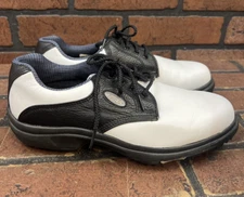 Vintage FootJoy DryJoys #98589 Sz 6 M Leather Golf Shoes Spikes