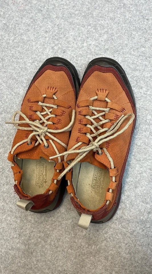 Columbia Bugabutte Zapatos de Senderismo para Mujer 9 Cuero Naranja Rojo BL1382-824 Foto 3 de 4