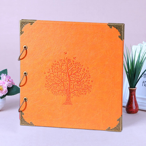 Photo Album DIY Scrapbook (10X10 Inch 50 Pages Double Sided), Vintage Leather Co - Picture 4 of 12
