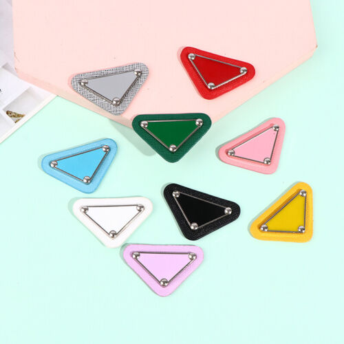 DIY Embroidery Stickers Triangular Sew Patches for Clothing Sequin Patch Bad- ny - Foto 1 di 14