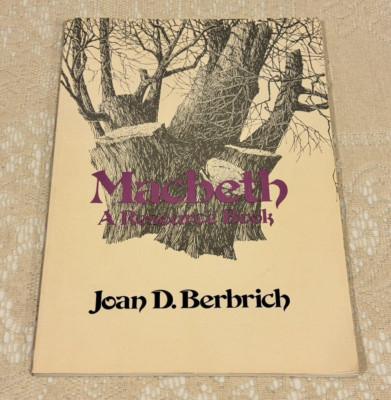 MACBETH A  RESOURCE BOOK by Joan D. Berbrich - Amsco R 484 W Paperback 1988