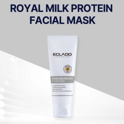 [Eclado] Royal Milk Protein Facial Mask 2.46oz (Protein Peel-Off Pack) K-Beauty