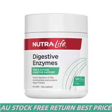 Best Price Nutralife Digestive Enzymes 120 Capsules Nutra-Life