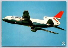 Aviation Postcard British Airways Lockheed Tristar 100 Pi Card HY4