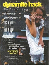 DYNAMITE HACK Vintage 2000 Boyz PROMO TRADE AD Poster for Superfast CD MINT