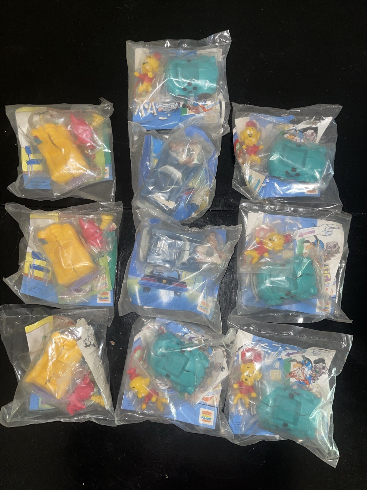 Vintage 1993 Burger King Kids Club Disney’s Bonkers CrashApart Cars