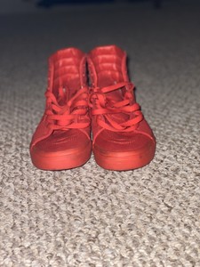 solid red vans