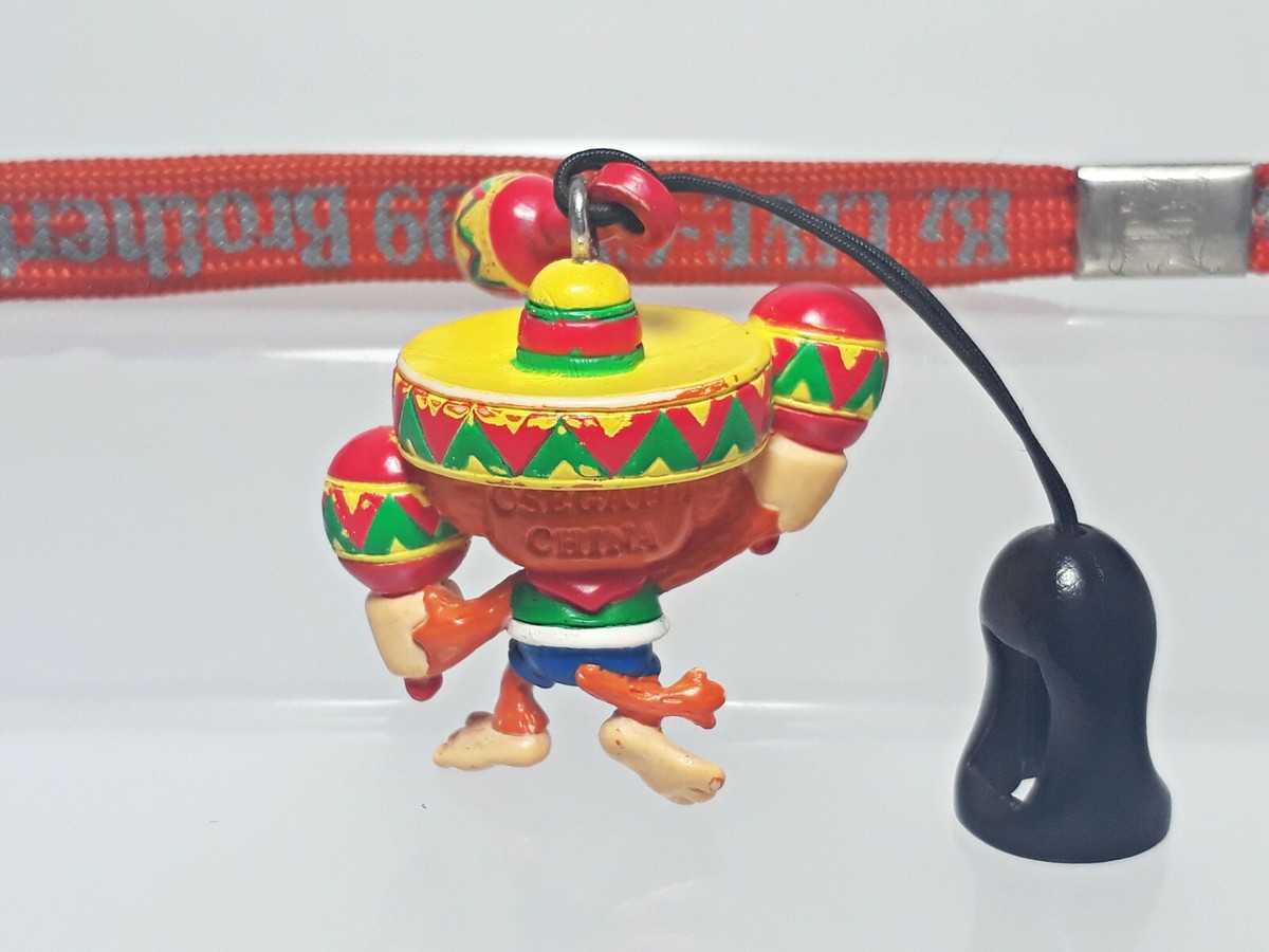 KAMIGA N-LED Sonic 本体【ジャンク品】 Amigo w Maracas Samba de Amigo Figure Strap Sonic Team SEGA 1999