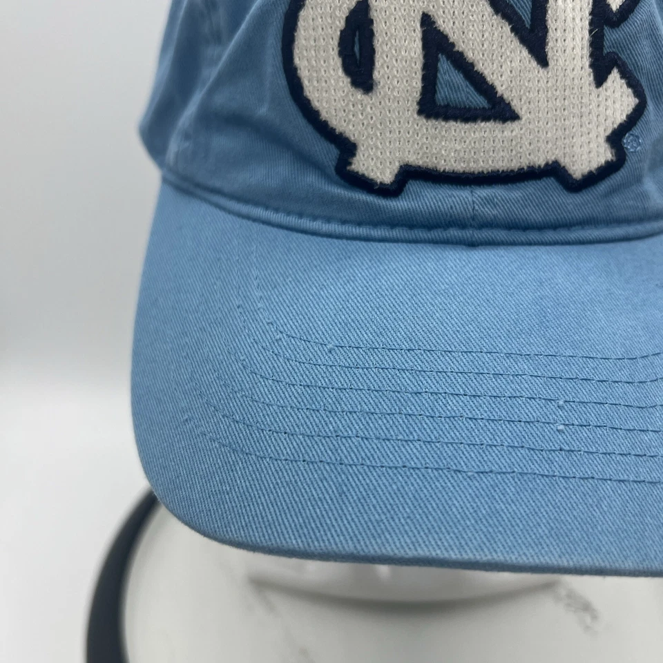 University of North Carolina Tar Hills Womens Hat Ball Cap Blue Shiny StrapBack - Image 4 of 4
