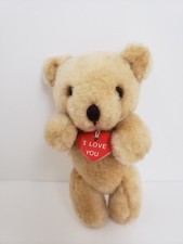 Russ Tan Beige Bear Mini Plush 5" Jointed Stuffed Animal Russ Berrie Co