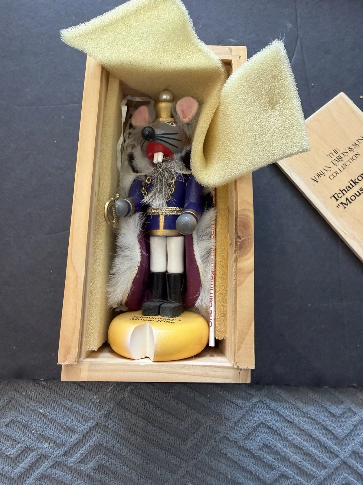 ORIG STEINBACH KSA German Mini Mouse King Tchaikovsky Nutcracker LE Signed/Num
