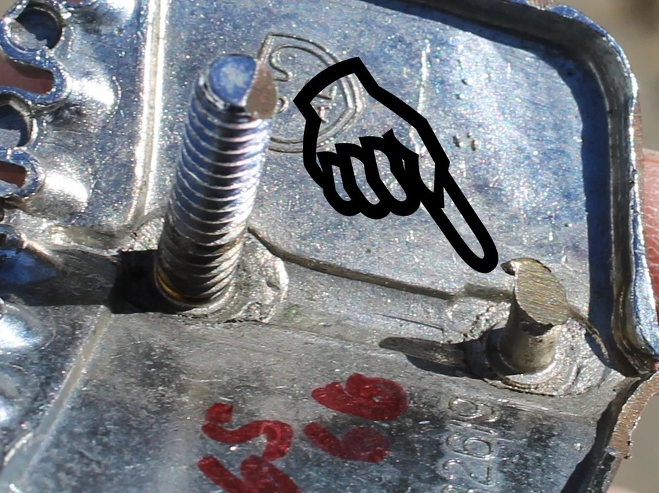 1965 1966 CADILLAC CAPÔ CRISTA EMBLEMA DEVILLE ELDORADO FLEETWOOD GM Parte #1482619 - Imagem 2 de 4