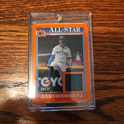 Topps 2026 Series 2 Julio Rodriguez 1991 AS Relic Orange /25 #91ASR-JR