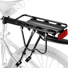 Rear Bike Rack Cargo Carrier with Fender Reflective Quick Release Universal Set