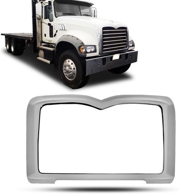 Front Chrome Grill Trim Grille Surround Compatible with Mack Granite Semi 