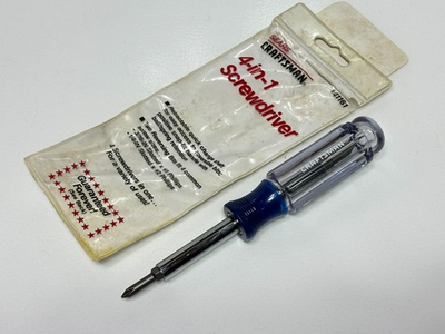 #ad Sears Craftsman USA 4 in 1 Interchangeable Screwdriver 41161 Slotted Phillips $67.99