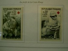 France Yvert Num 1508-1509 Cross Red 1966