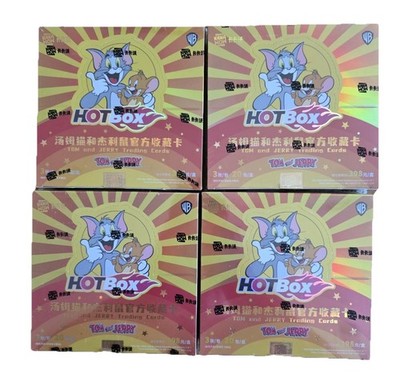 2023 Kakawow Tom & Jerry Trading Cards Booster Box New (4) Sealed Boxes 20 Packs