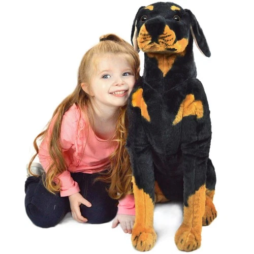 Robbie The Rottweiler | 27 Inch Stuffed Animal Plush | By TigerHart Toys