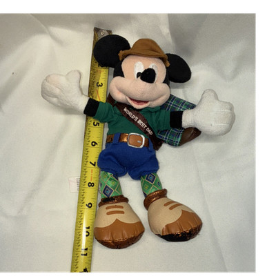 Disney Mickey Mouse World's Best Dad Father's Day 2007 Small Plush Toy