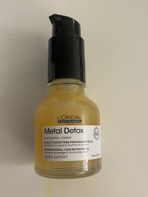 L'ORÉAL PROFESSIONNEL Metal Detox Anti-Breakage Hair Oil 1.7oz New No Box