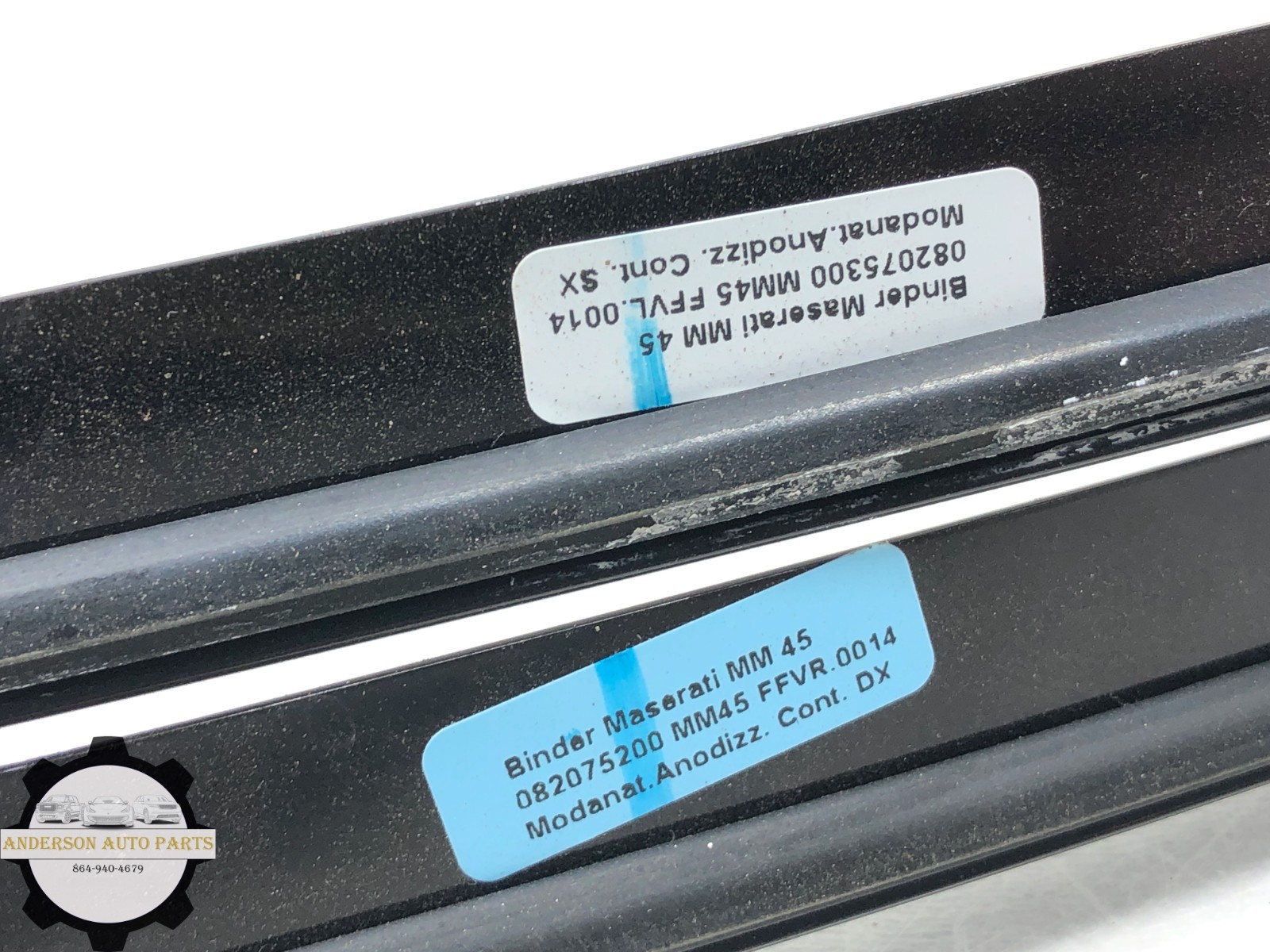 2008-2019 MASERATI GRANTURISMO LEFT RIGHT FRONT DOOR WINDOW MOLDING TRIM OEM