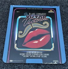 Victor Victoria SELECTAVISION VIDEO, 2-Movie Disc Set, 14" X 13"