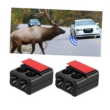 2 Pair Car Deer Whistles, Automotive Physical Ultrasonic Self-Adhesive Siren