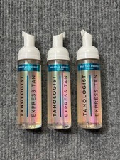Tanologist Lot of 3 Express Tan Self Tan Mousse - MEDIUM - 200 ml / 6.76 NEW