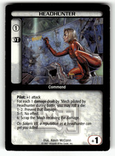 BattleTech Headhunter 1997 Wizards of the Coast CCG Command Card