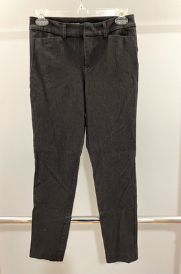 OLD NAVY High Rise Pixie Ankle Pants Dark Heather Gray Never Fade Women's Size 2