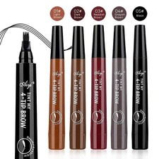 Four Pronged Eyebrow Pencil Long Lasting Water Resistant Anti Smudge Makeup Tool