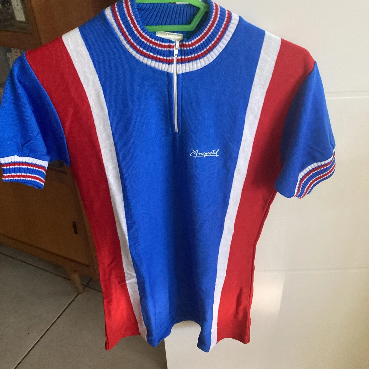 Maillot Cyclisme Vintage Carrera Fitness – Vélo évasion, Manches Courtes, Taille M