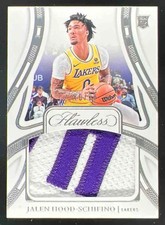 2023-24 Panini Flawless Patches #PAT-JHS Jalen Hood-Schifino RC /20