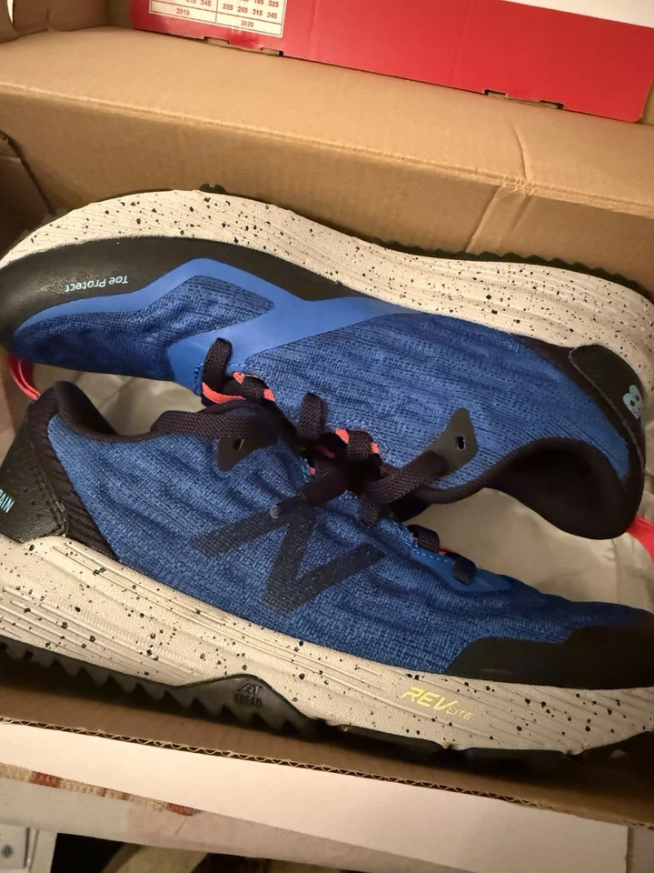 New Balance Blue Nitrel Trail Running Shoes - Image 4 of 4