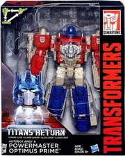 Transformers Titans Return Leader Class Powermaster Optimus Prime & Autobot Apex