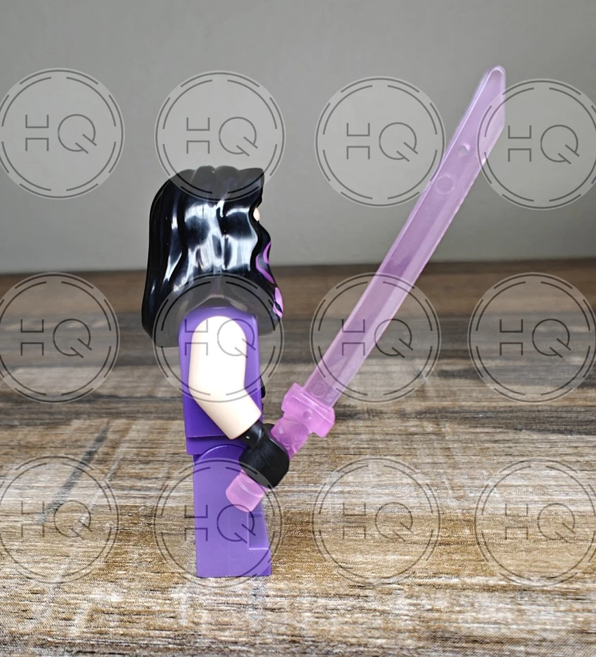 **NEW** 100% LEGO Psylocke X-Men Betsy Braddock Olivia Munn Minifigure - Image 4 of 4