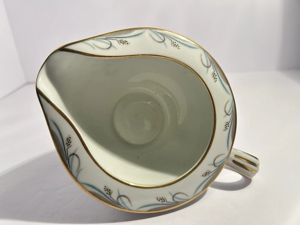 Vintage Noritake Nicole #5768 Sugar Bowl com Tampa e Creme Floral Japão  - Imagem 3 de 4