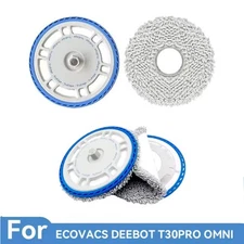 For ECOVACS DEEBOT T30S COMBO/T30 Pro Robot Vacuum Mop Wipe+Bracket Replace Part