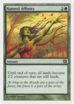Natural Affinity (256) Ninth Edition MTG Magic the Gathering NM