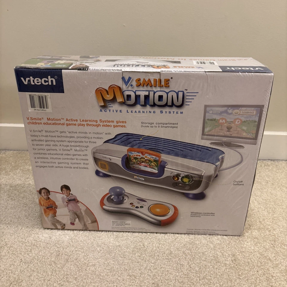 Vtech V.Smile Motion Active Learning System Console Set 2 Games Mickey Animals - Image 2 of 4