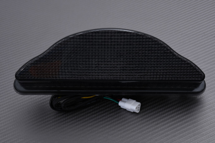 Feu arrière LED fumé pour Yamaha Warrior 1700 noir 2004-2009