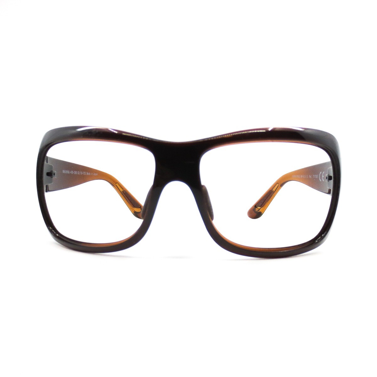 Maui Jim Seven Pools 418-26B Polarized Sunglasses Brown - NEED NEW LENSES Maui Jim Japan SEVEN POOLS MJ-418-26B 62-16-125 Brown Fade  main image 4