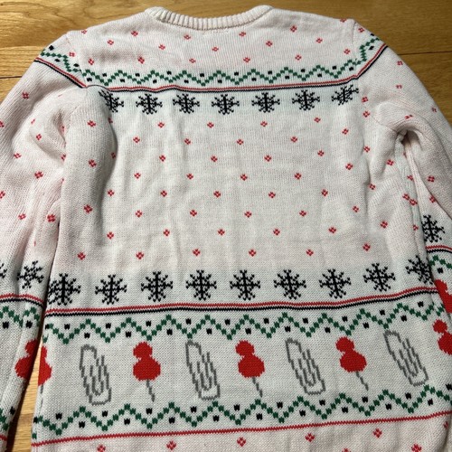 The Office Dunder Mifflin Happy Holidays Christmas Ugly Sweater Mens Size Small - Picture 10 of 10