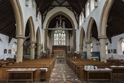 Foto 6x4 Innenraum St. Edmund's Kirche Hunstanton Die wachsende Bevölkerung o c2019