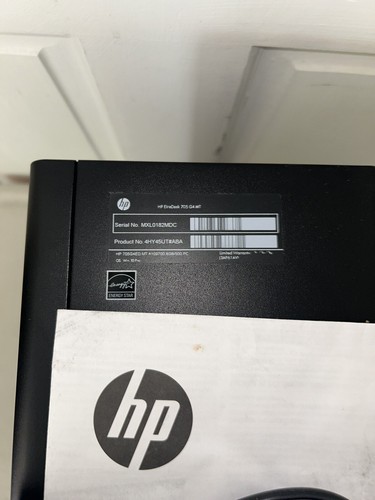 HP ELITEDESK 705 G4, HP 705 G4 ED MT A 109700 8GB/500PC 4HY45AUT#ABA For PARTS - Picture 6 of 10