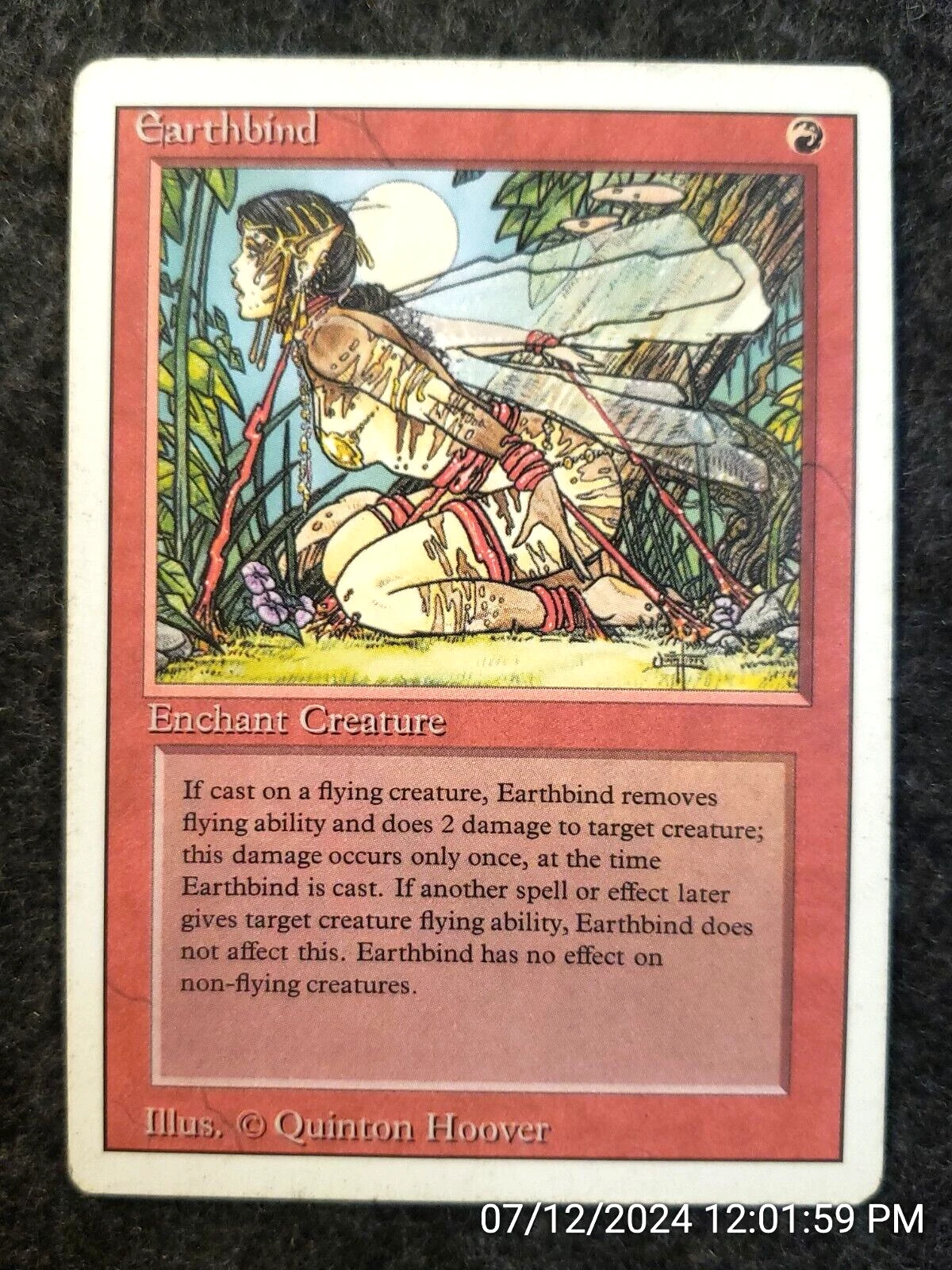 earthbind mtg card 1993 Magic The Gathering MTG Beta Earthbind C R PSA 10 GEM MINT on Fanatics Collect